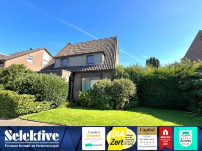 Freistehendes Einfamilienhaus mit Garten, Garage und viel Potenzial in ruhiger Lage von Moers-Asberg
