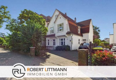 Zentrale Stadtvilla mit großem Garten und Baureserve