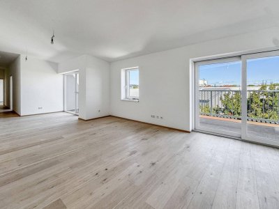 Erstbezug | Neue und hochwertig ausgestattete Dachgeschoßwohnung | großer Balkon