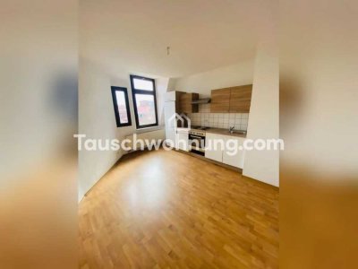 Tauschwohnung: 2 Raum Dachgeschosswohnung in Leipzig mit EBK