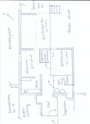 Geschmackvolle 3-Zimmer-Terrassenwohnung mit geh. Innenausstattung mit EBK