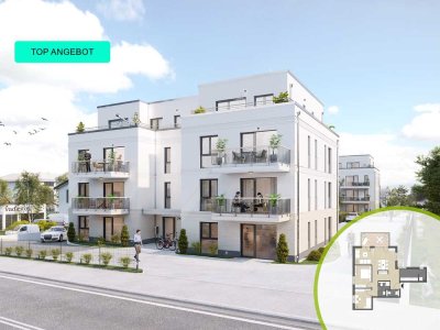 Neubau 3-Zimmer-Wohnung mit XL-Balkon I Aufzug I provisionsfrei