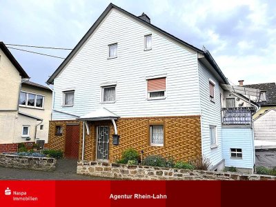 Miehlen: Fachwerkhaus mit Scheune und Garten!