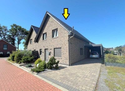 Neuwertige Doppelhaushälfte mit Carport in Herzlake zu verkaufen