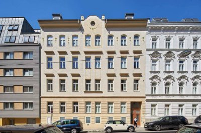 Ruhige EG-Wohnung mit 2 Zimmern + Kabinett – Top Lage bei U3!