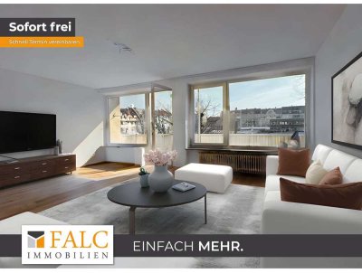 Ideal für Paare: Lichtdurchflutete 3-Zimmer-Wohnung mit durchdachtem Grundriss und Balkon