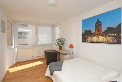 Möblierte, helle 2-Zimmer-Wohnung, Nähe Hauptbahnhof  und Uni mit besonderem Schnitt
