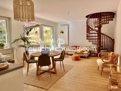 Tauschwohnung: Maisonette Traum mit Terrasse im Herzen Bockenheims