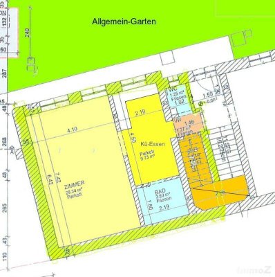 Provisionsfrei: zentrale Groß-Garcionerre mit Gartennutzung zwischen Dietrichsteinplatz und TU