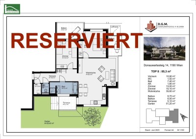 (RESERVIERT) Gartenwohnung &amp; Unglaublicher Weitblick! 3-4 Zimmer im LuxusWohnbau. amBergblick19 | Top 8