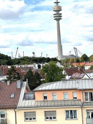 SCHWABING Fernblick frei kernsaniert großzügiger Schnitt Stufenloser Zugang Penthouse sonniger Balko
