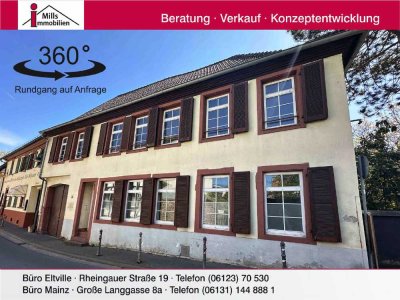 Historisches Zweifamilienhaus mit Scheune und sonnigem Garten in guter Lage