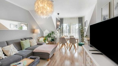 Attraktive 3-Zimmer-Dachgeschosswohnung mit Balkon, Stellplatz und Keller
