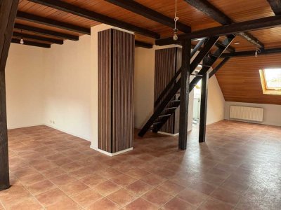 Stilvolle 4-Zimmer-Dachgeschosswohnung Maisonettestil mit Loggia und EBK am Prinzenpark