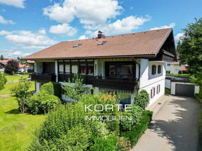Charmante 3-Zimmer-Wohnung mit Westbalkon, Tiefgarage und idealem Grundriss 
 in Oberstaufen im All