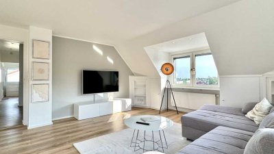 Möbelierte, moderne 3-Zimmer DG-Wohnung am Kapellenberg in Hofheim am Ts.