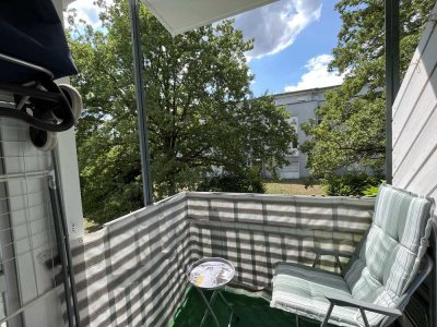 Exklusive, gepflegte 1-Raum-Wohnung mit Balkon und EBK in Karlsruhe