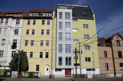 Erstbezug, stilvolle 3-Zimmer Wohnung mit Balkon im 2. OG, barrierefrei und zentrumsnah in Jena