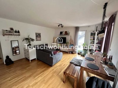 Tauschwohnung: Helle, moderne 2 Raum-WHG mit gr Balkon gegen kl WHG zentral