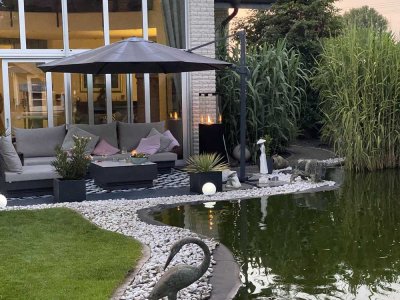 Exklusives Einfamilienhaus mit Wellnessgarten - Wohnen auf höchstem Niveau