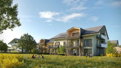 Energieeffiziente und moderne 3-Zim-Wohnung im Obergeschoß mit Balkon