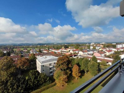 WEITSICHT mit PANORAMABLICK! CHARMANTE  3-Zi- Wohnung ganz OBEN! AUFZUG! 2 BALKONE! PROVIOSIONSFREI!