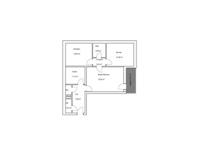3-Zimmer Wohnung mit Loggia, Parkplatz &amp; neuer Küche in Schärding