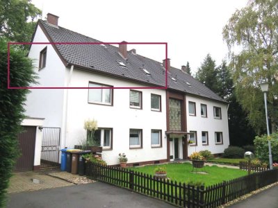 Moderne Dachgeschosswohnung mit Klimaanlage & Küche in Bestlage Essen-Bergerhausen (provisionsfrei)