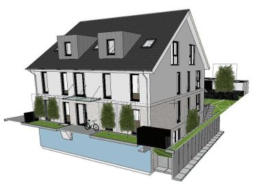 großzügige, barrierefreie 3 -Zimmer Neubauwohnung mit großem Balkon in herrlicher Lage .