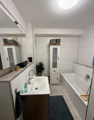 Geschmackvolle 2-Zimmer-Erdgeschosswohnung mit Garten und Terrasse in Lambsheim