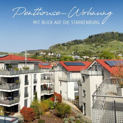 ATIK: Traumhaftes Penthouse - Wohnen mit Panoramablick auf die Starkenburg