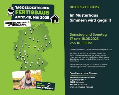 Tag des deutschen Fertigbaus bei Massa in Simmern am 17. und 18. Mai