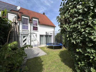 Schöne 3 bis 4 Zimmer-Maisonette-Wohnung mit Gartenanteil, Hobbyraum, Garage und Carport
