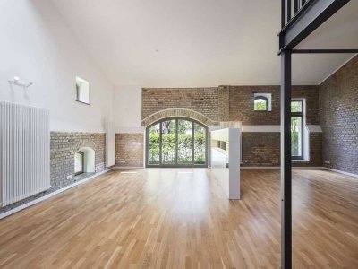SOFORT BEZUGSFREI: Traumhaftes Loft zum Wohnen & Arbeiten mit Galerie und zwei Gartenterrassen