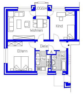 3-Zimmer-Wohnung in Minden Königstor!