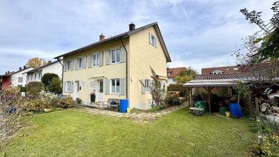 Charmante Doppelhaushälfte in gepflegter Wohnlage mit zwei Gartenbereichen und Gestaltungspotenzial