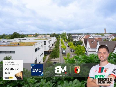 Helle 1,5-Zimmer-Dachgeschosswohnung mit Loggia in Augsburg-Pfersee