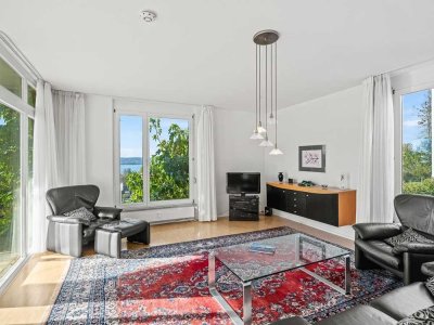 Hochwertige 2-Zimmer-Wohnung mit Seesicht
und Garage im Teilort Nußdorf