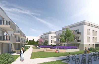 Rollstuhlgerechte 2-ZKB Neubau Wohnung - nur mit Wohnberechtigungsschein anmietbar!