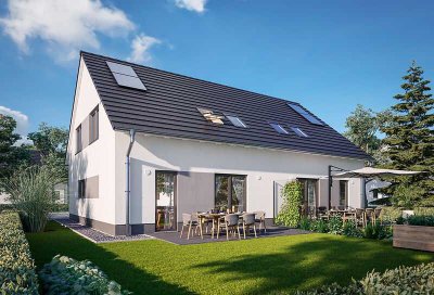 Provisionsfrei ! Doppelhaushälfte mit Grundstück in Oberkrämer OT Schwante - vollerschlossen !