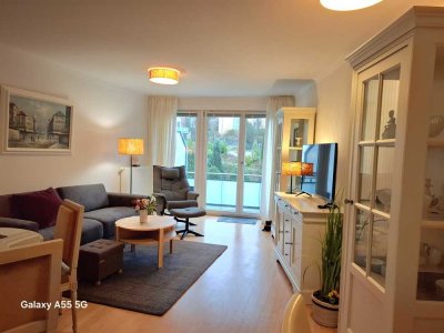 Möblierte exclusive 3-Zimmer-Wohnung mit Meerblick und Garage in Laboe