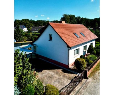 Charmantes Einfamilienhaus in Kolkwitz - großer Garten, Terrasse & einmaliger Blick ins Grüne!