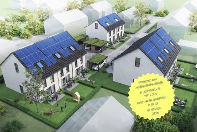 EFFIZIENZHAUS 40 - Zuhause mit Garten – moderne Doppelhaushälfte in Top-Lage | DHH 08