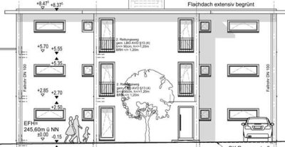 Zentrale und barrierefreie 2-Zimmer-Wohnung im klimafreundlichen Neubau (Effizienzhaus 40)