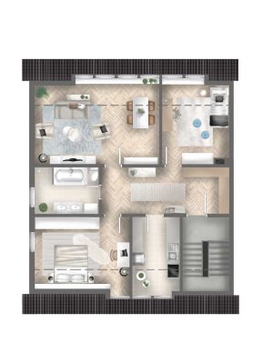 Neu, modern & idyllisch: 3-Zimmer-Wohnung in Zabo- für Mieter mit Herz ❤️