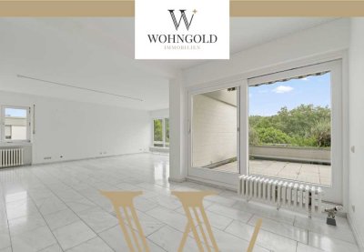 Exklusives Wohnen am Stadtwald – hochwertige Wohnung mit Südost-Terrasse in Bestlage