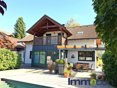 LANDHAUS in EBENSEE/TRAUNSEE mit pflegeleichtem POOL, uneinsichtiger GARTEN! FERIENWOHNSITZ möglich!