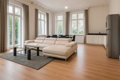 Luxuriöse 4‑Zimmer Altbauwohnung, kernsaniert, mit 30 m² Terrasse in Top‑Grunewald