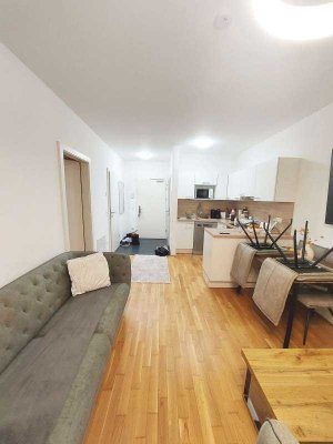 Freundliche und sanierte 1,5-Zimmer-Wohnung mit Einbauküche in Warin