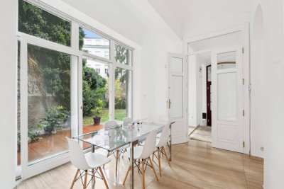 Luxuriöse Wohnung mit Garten und Terrasse im Herzen Wiens - Stilvolles Wohnen in bester City-Lage!